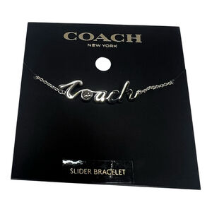 NWT! Coach Slider Bracelet Silver NEW!